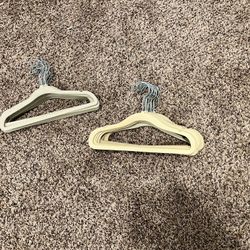 22 velvet hangers. Like new. Good condition.