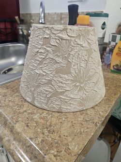 White Floral LampShade