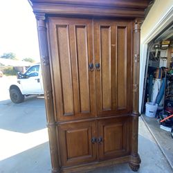 Curb alert- FREE-In Driveway-Armoire/Entertainment Center by Hooker Furniture