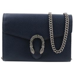 Gucci Mini Dionysus Chain Wallet Blue Agata