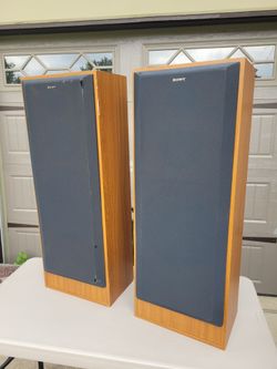 Pair of Sony SS-U421AV 3-way Large Floor Standing Tower Speakers