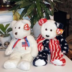 SET OF TWO BEANIE BUDDYS