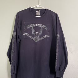 Vintage Y2K Harley-Davidson Eagle Long Sleeve - Grand Junction, CO