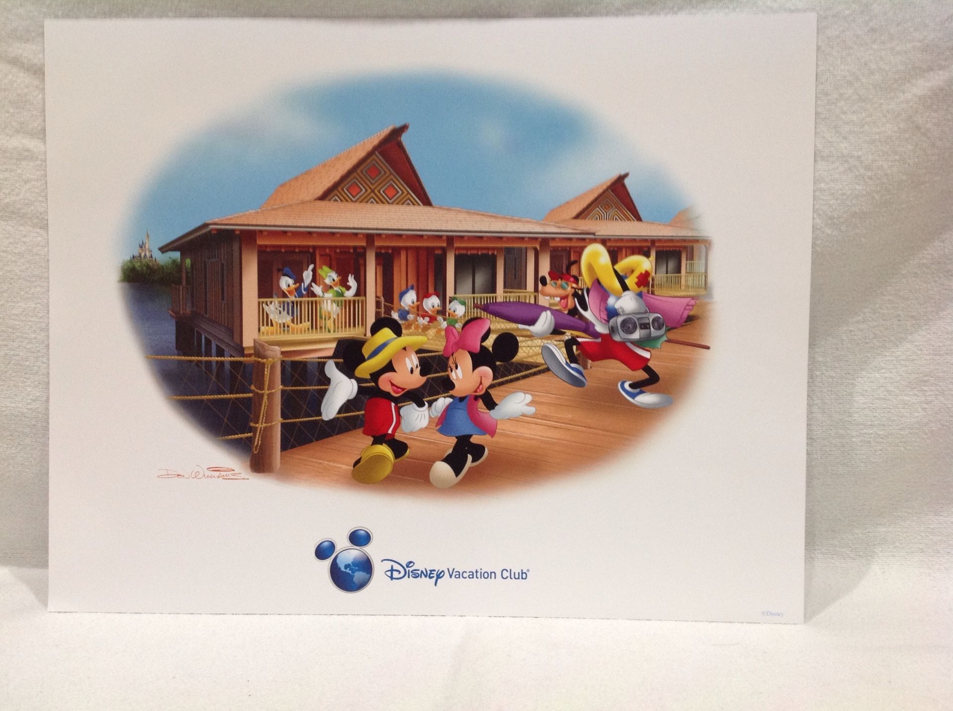 Disney Vacation Club Lithograph