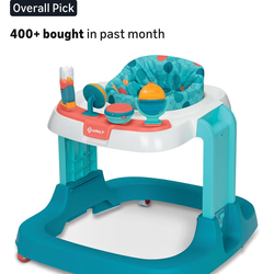 Safety 1st Ready, Set, Walk! DX Developmental Walker, Spotlight Teal