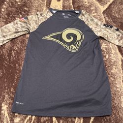 NIKE DRI FIT RAMS SALUTE TO SERVICE T-SHIRT