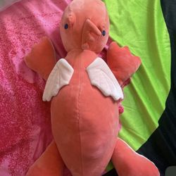 Pillowfort Weighted Red Dragon Plush