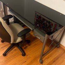Glass Desk