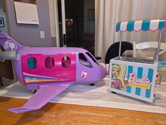 Barbie Airplane and Barbie Ice Cream Truck