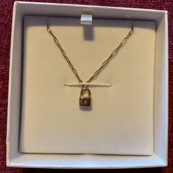Beautiful Oak and Luna Gold Vermeil Necklace 