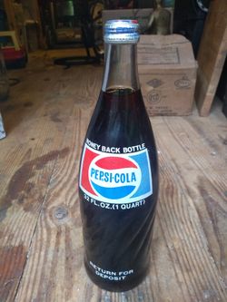 1970's Quart Pepsi Bottle