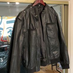 XXL men’s pleather jacket