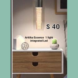 New Artika Essence 1 Light Integrated Led Pendant 