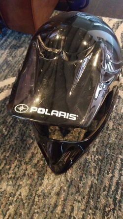 Black Polaris helmet youth xxs