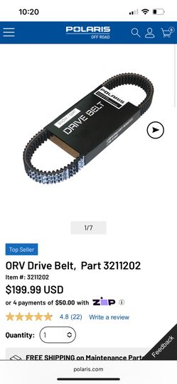 RZR Drive Belt
