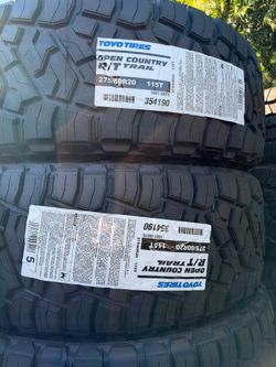 💥275/60R20💥TOYO OPEN COUNTRY R/T TRAIL