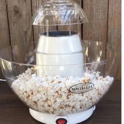 Hot Air Popcorn Popper Fountain 24 Cup Nostalgia Holiday Party