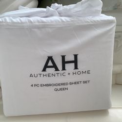 Sheet Set, White Queen, NEW by AH