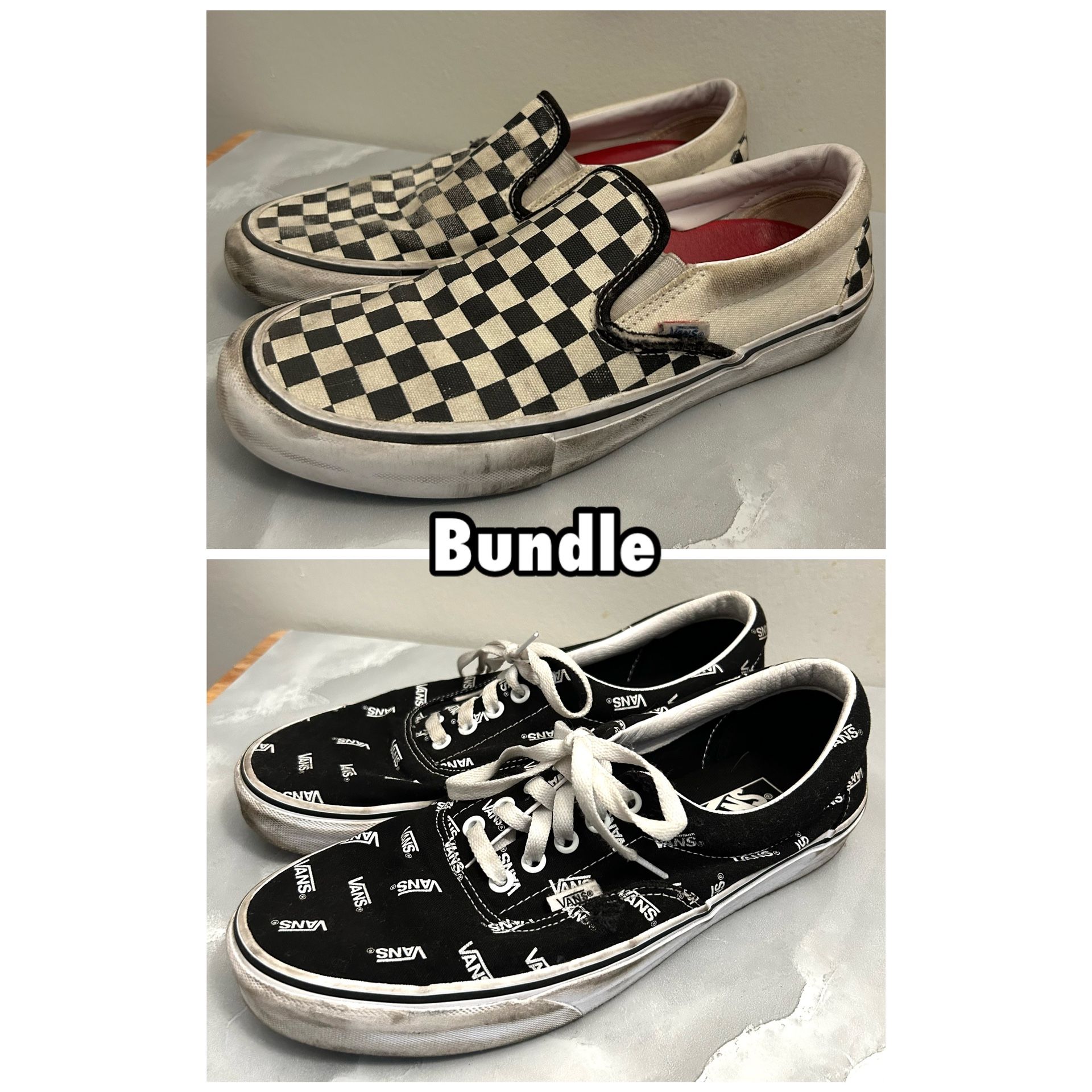 Bundle 2 Pair of Vans