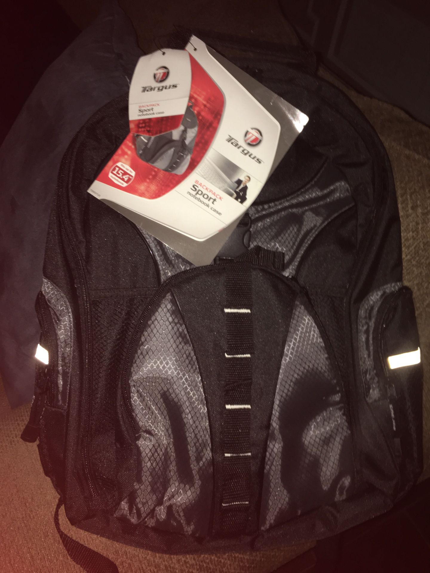 Laptop backpack - black - NWT