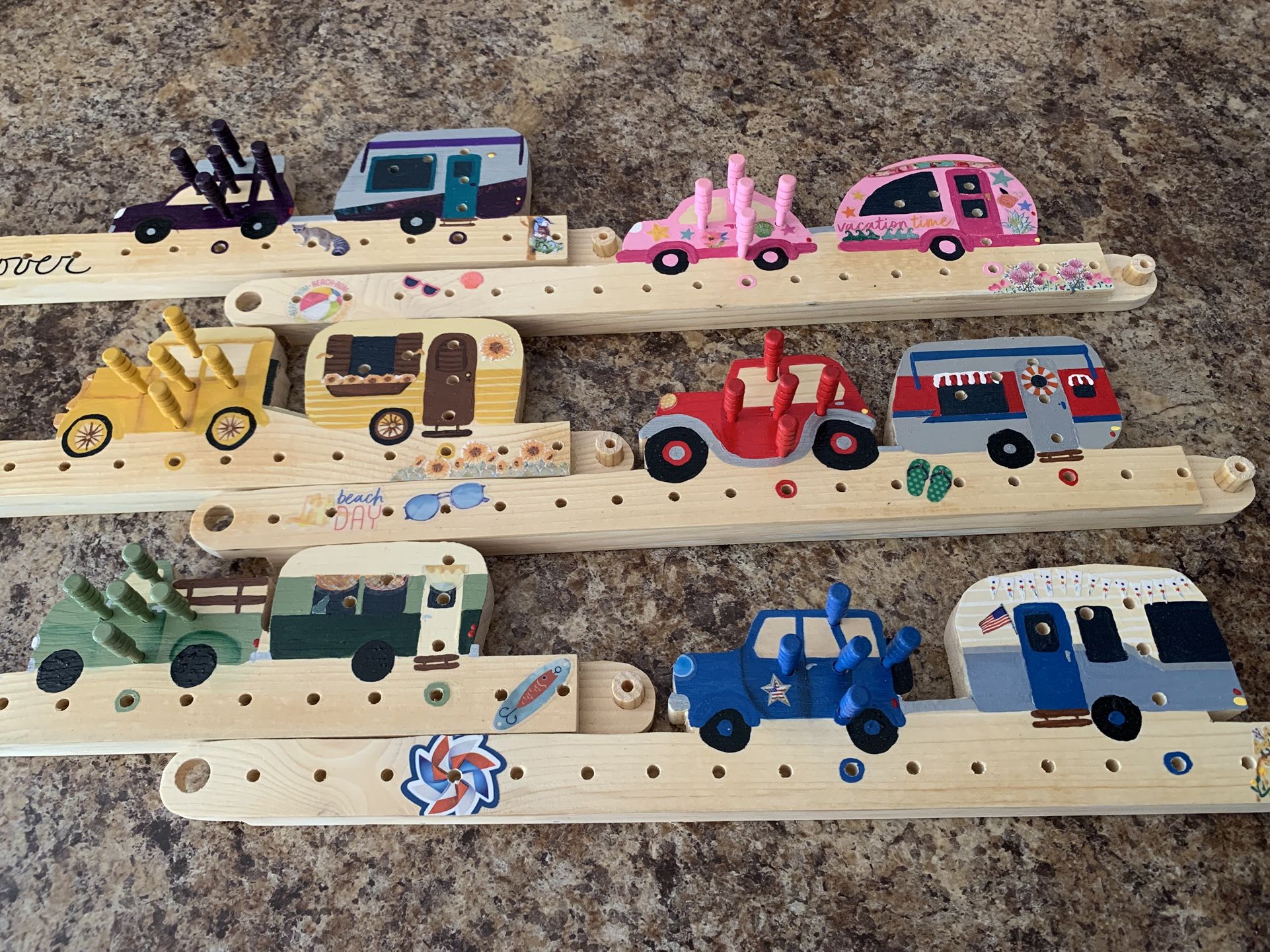 Pegs and Jokers 6 Piece Set