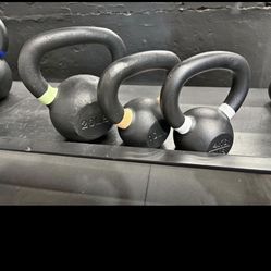 Kettlebell Set Of 9lb, 10lb, 20lb