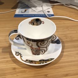 Dunoon Fine Bone China. Cup & Saucer. 