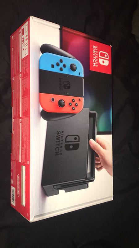 Nintendo Switch with 2 games. SOLD