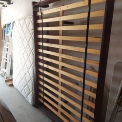 Full-size bedframe with a high-quality mattress 