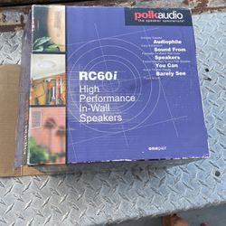 Polk Audio In Wall Speakers 