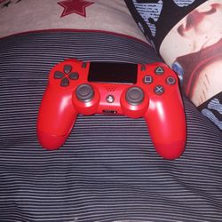 Ps4 Red Wireless Controller 