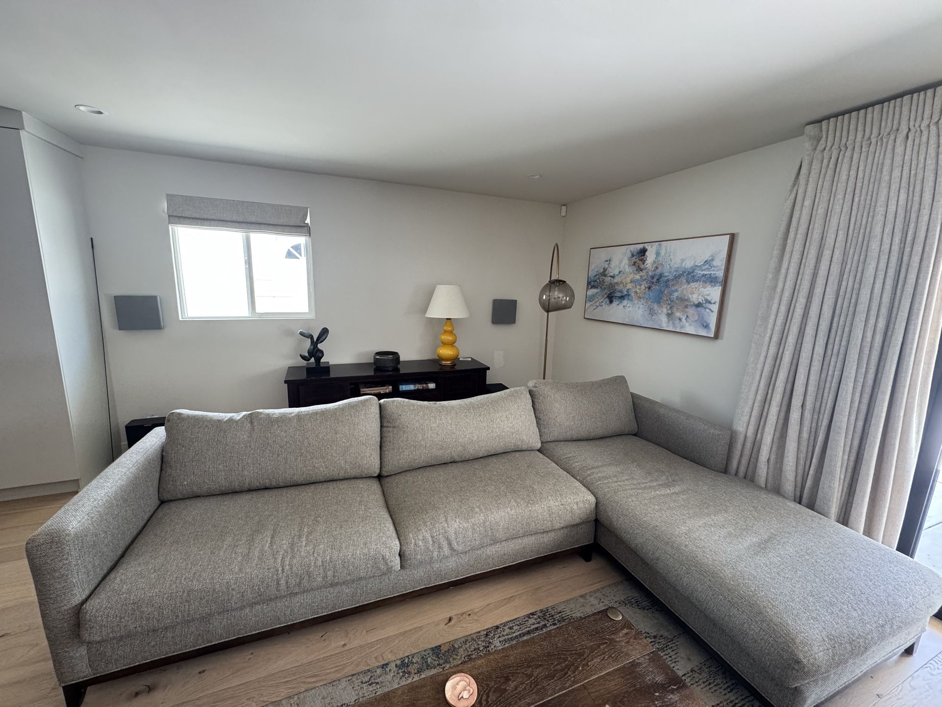 Crate & Barrel L Sectional couch