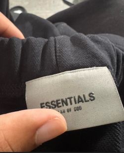 Black Fear of God Essentials shorts