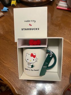 Hello Kitty x Starbucks Ceramic Mug with Lid