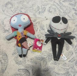 Jack and Sally plushies