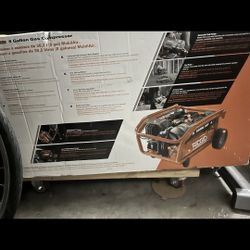 RIDGID GAS AIR COMPRESSOR 8gal