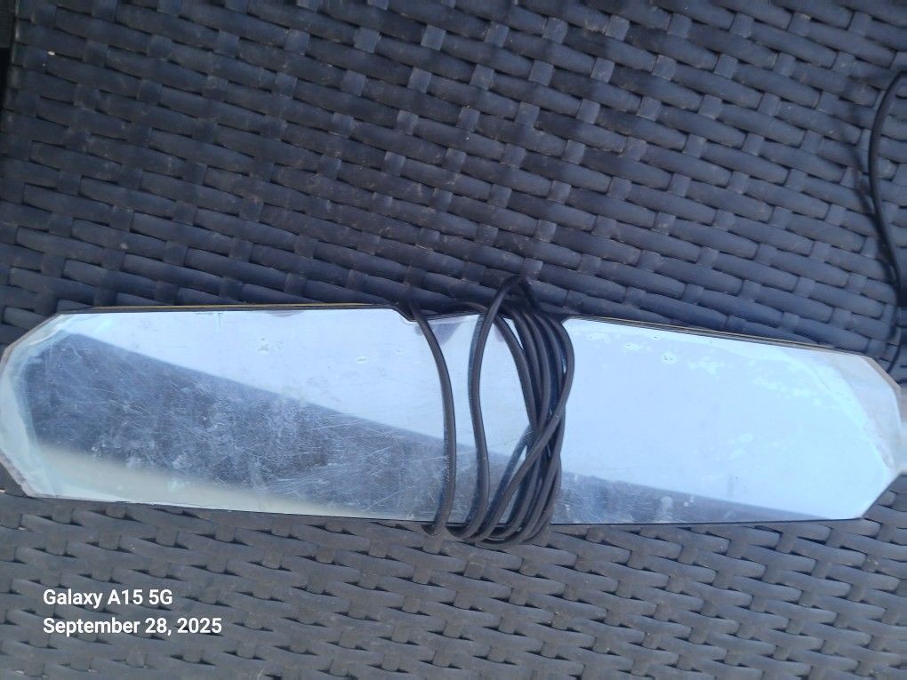 Atv Rearview Mirror With Under Lighting With Toggle Switch 