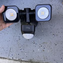 RING Flood Light Smart Lighting Black Motion Activated Outdoor Integrated LED Floodlight Wired for Sale in Tacoma WA OfferUp