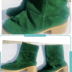 Green Women Boots