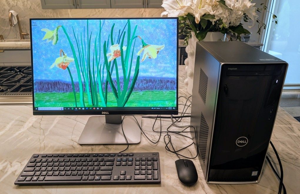 Dell Inspiron PC & Dell 24" Monitor