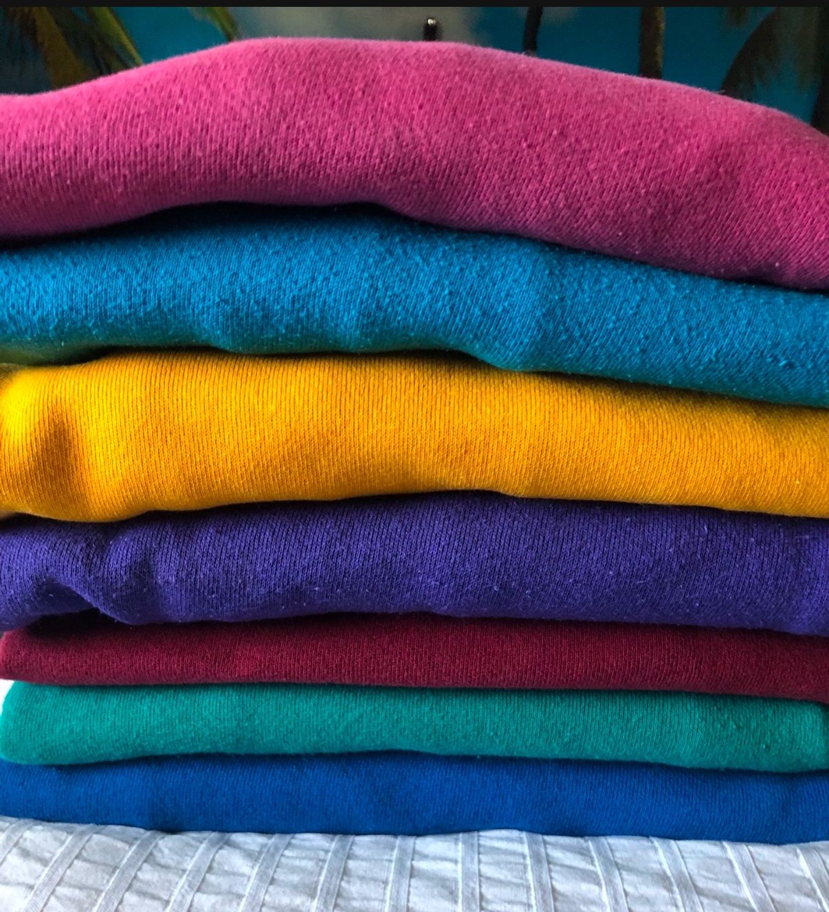 Lot Of Seven Ladies’ Sweat Shirts Size M In Excellent Condition!