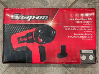 Snap-on 14.4 V 1/4" Hex MicroLithium Cordless Toggle Screwdriver (New)