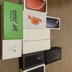 Empty  Boxes Of Apple Products 
