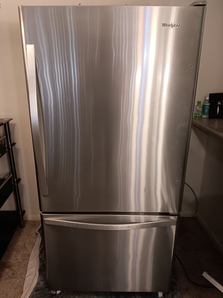 Stainless Steel Whirlpool Refrigerator