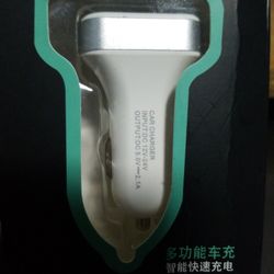 Fast Charging Car Charger For Iphone, Android, Or Tablets