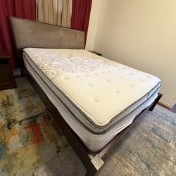 $100 Queen bed. Mattress and bed frame
