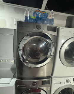 LG Front Load Washer & Dryer Stainless Steel