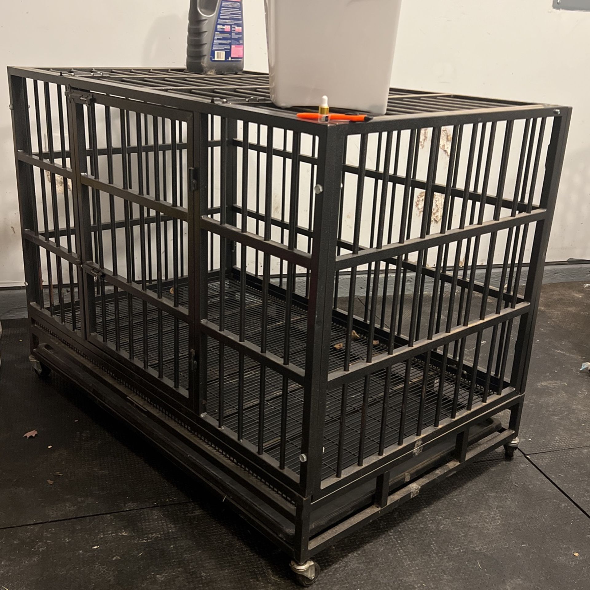 Black Steel Cage