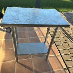 Stainless Steel Prep Table – Heavy Duty w/ Bottom Shelf