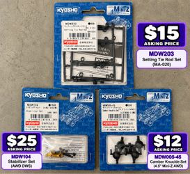 🏎️ KYOSHO MINI-Z AWD RC PARTS – NEW OLD STOCK
